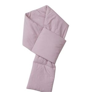 New Love & Lore Puffer Pull Thru Scarf in Mauve NWT